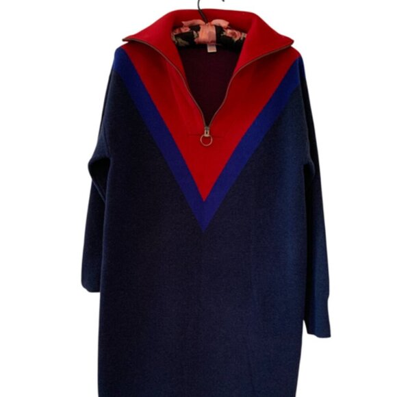 Color block Sweatter Dress  XS - Picture 3 of 7